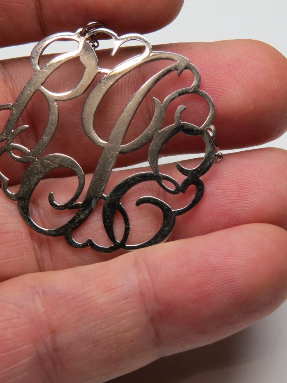 14k Initials R-J-E  Nameplate - Picture 3 of 3